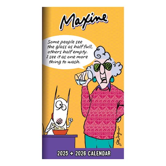 TF Publishing 2025-2026 Small Maxine Monthly Pocket Planner